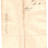 Mrs Oliphant, 1843, R. Hutchison, £-/8/-. Paid